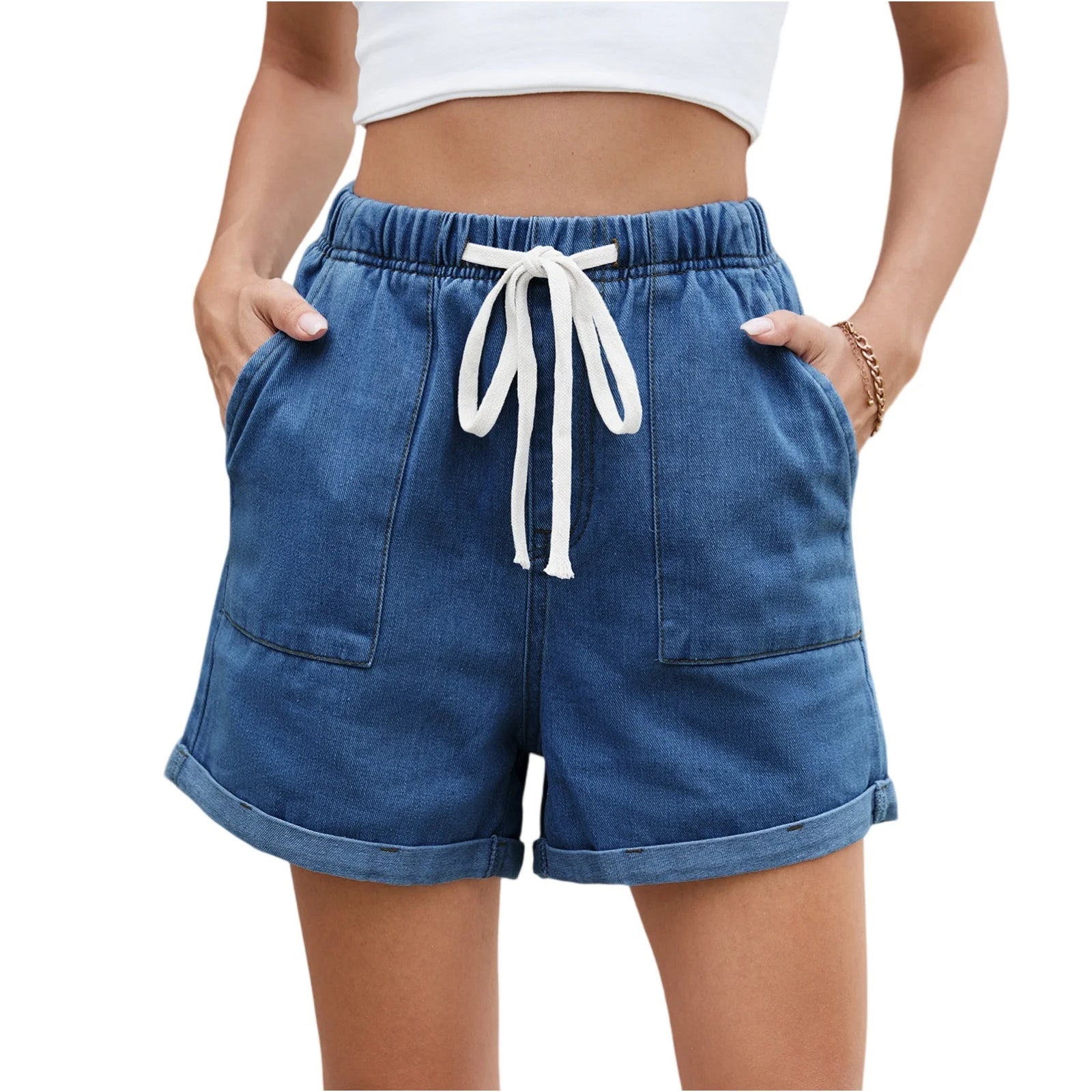 ROLLED HEM DRAWSTRING SHORT
