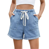 ROLLED HEM DRAWSTRING SHORT