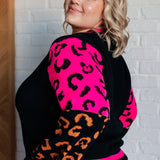 Wild About You Animal Print Sweater