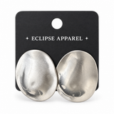 Lunar Mirror Statement Earrings
