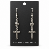 Cathedral Cross Earrings
