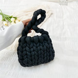 Knitted Weaved Cozy Tote