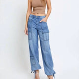Hidden Alyx Cargo Drawstring Jean