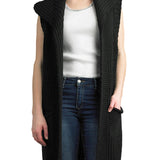 Cable Knit Duster Vest by Tempo Paris
